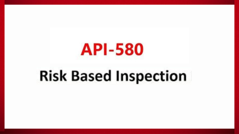 API-580 Certification